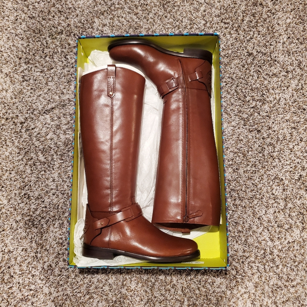 👢 Tory Burch Derby Riding Boot 👢 NIB